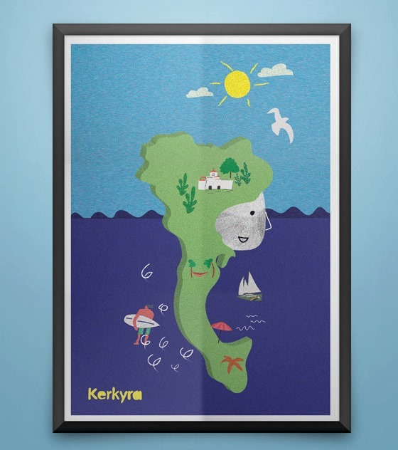 Συλλεκτική αφίσα Κέρκυρα