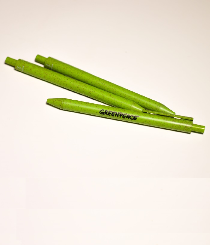 οικολογικά στυλό από άχυρο