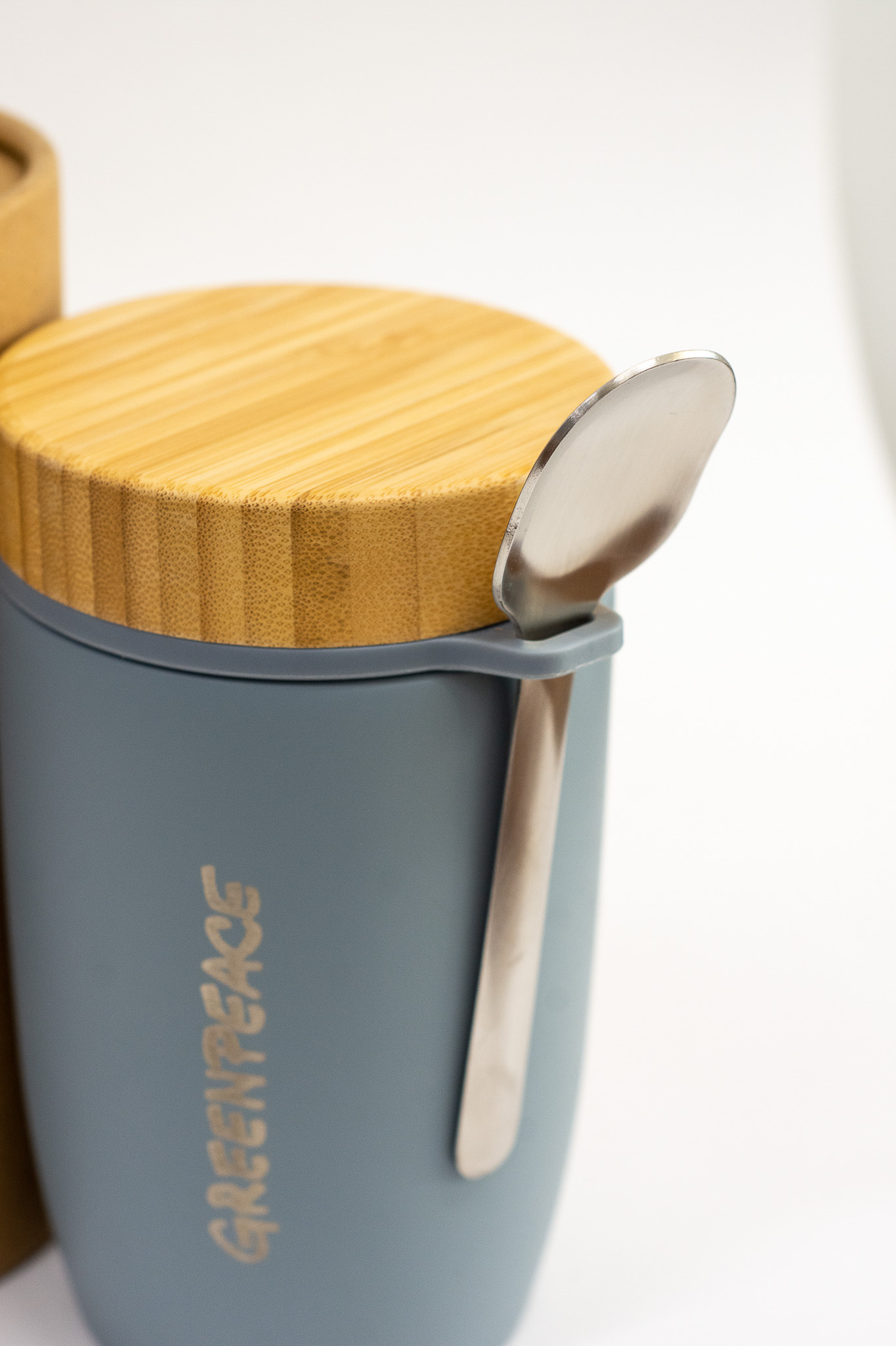 δοχειο φαγητου με θηκη για κουταλι